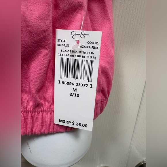 NWT Jessica Simpson Girl’s Pink Top Sz M (8/10) - Picture 4 of 5